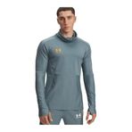 Under Armour UA M Challenger Pro Wintr LS Erkek Uzun Kollu T-Shirt Jasper Blue / / Squad Orange MD