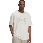 Under Armour UA M HW OS Branded SS Erkek T-Shirt Summit White / / City Khaki LG