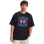 Under Armour UA M HWT Hoops Hoopnotic SS Erkek T-shirt, Siyah, S
