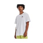 Under Armour Ua M Logo Emb Heavyweight Ss Erkek Günlük Tişört 1373997-100 Beyaz