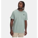 Under Armour Ua M Logo Emb Heavyweıght Ss Erkek Tişört 1373997 - Su Yeşili
