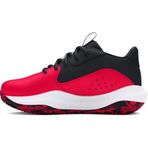 Under Armour UA PS Lockdown 7 Erkek Çocuk Basketbol Ayakkabısı Red/Black/White 33