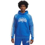 Under Armour UA Rival Flc Cb Hood Erkek Kapüşonlu Sweatshirt, Mavi, M Beden