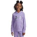 Under Armour UA Rival Flc Shimmer Hdy Kız Çocuk Sweatshirt Transparent / / Iridescent YMD