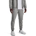 Under Armour UA Rival Fleece Cargo Jogger Erkek Sweatpant Castlerock Light Heather / / White SM
