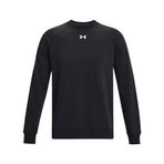 Under Armour UA Rival Fleece Crew Erkek Sweatshirt Black / / White SM