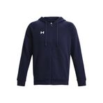 Under Armour UA Rival Fleece FZ Hoodie Erkek Ceket Midnight Navy / / White MD