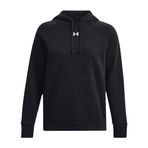 Under Armour UA Rival Fleece Hoodie Kadın Sweatshirt Black / / White SM