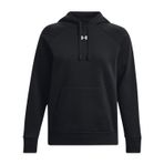Under Armour UA Rival Fleece Hoodie Kadın Sweatshirt Black / / White XS