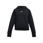 Under Armour UA Rival Fleece Hoodie Kız Çocuk Sweatshirt Black / / White YXL