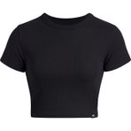 Under Armour UA Rival Rib Baby Tee Kadın T-Shirt Black / / White LG