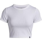 Under Armour UA Rival Rib Baby Tee Kadın T-Shirt White / / White LG