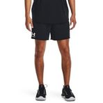 Under Armour UA Rival Terry 6in Short Erkek Şort Black / / Onyx White SM