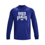 Under Armour UA Rival Terry Graphic HD Royal White Erkek Sweatshirt