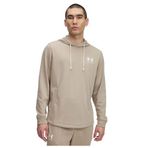 Under Armour UA Rival Terry LC HD Erkek Sweatshirt City Khaki / / Onyx White XXL