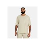 Under Armour UA Rival Waffle Crew Erkek T-Shirt, Beyaz, L