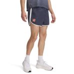 Under Armour UA RUN 96 SHORTS Erkek Şort Downpour Gray / / White Quartz LG