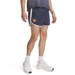 Under Armour UA RUN 96 SHORTS Erkek Şort Downpour Gray / / White Quartz SM