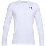 Under Armour UA SPORTSTYLE LEFT CHEST LS Erkek Uzun Kollu T-Shirt White / / Black SM