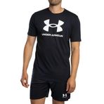 Under Armour UA SPORTSTYLE LOGO UPDATE SS Erkek T-Shirt White / / Black M