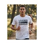 Under Armour Ua Team issue Wordmark Ss Erkek Günlük Tişört Beyaz