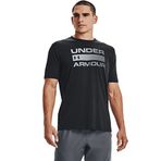 Under Armour UA TEAM ISSUE WORDMARK SS Erkek T-Shirt Black / / Rhino Gray MD