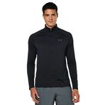 Under Armour UA Tech 2.0 1/2 Zip Erkek Uzun Kollu T-Shirt Black / / Charcoal SM