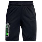 Under Armour UA Tech Summer Short Erkek Çocuk Şort Black / / Cyber Green YSM