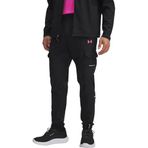 Under Armour UA Tech Utility Woven Pant Erkek Sweatpant Black / / Super Pink LG