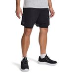 Under Armour UA Tech Vent 2in1 Short Erkek Şort Black/Black/Castlerock XL