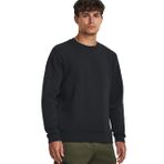 Under Armour UA Unstoppable Flc Crew Erkek Sweatshirt, Black / / Black, S