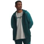 Under Armour Ua Unstoppable FLC Fz erkek sweatshirt, 0919 - Yeşil (Arden Green), XL