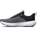 Under Armour UA W Charged Revitalize Kadın Koşu Ayakkabısı, Black/Black/White, 36
