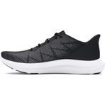 Under Armour UA W Charged Speed Swift Koşu Ayakkabısı, Kadın, Black/Black/White, 36