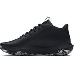 Under Armour Uniseks-Yetişkin Lockdown 7 Spor Ayakkabı, (003) Siyah/Siyah/Metalik Gümüş, 9 Women/7.5 Men