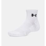 Under Armour Unisex 3'lü Paket Performans Pamuk Çorap Beyaz Renk XL Beden Outdoor Kullanım İçin - Beyaz-100