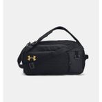 Under Armour Unisex Silindir Çanta UA Contain Duo SM BP 1381920-001 Siyah Özellikli Taşıma Çantası - Siyah-001