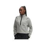 Under Armour Unstoppable Flc HZ Kadın Sweatshirt Mod Gray / / Black SM