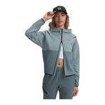 Under Armour Unstoppable Fleece FZ Kadın Ceket Serpentine/Jasper Blue/Black LG
