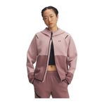Under Armour Unstoppable Fleece FZ Kadın Ceket Tourmaline Pink/Maroon Mist/Black MD