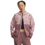 Under Armour Unstoppable Fleece FZ Kadın Ceket Tourmaline Pink/Maroon Mist/Black SM