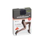 Underwear 20 den Siyah 40-42 Likralı Külotlu İnce Çorap
