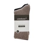Underwear Bot Çorap Siyah/Bej 35-38 2 Çift