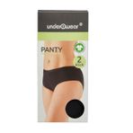 Underwear Siyah 2'li Kadın Panty Slip Külot