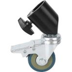 Unfathomable 3 Adet 22MM Fotoğraf Stüdyosu Evrensel Sarhoş Tekerlek Tripod Kasnağı Ağır Işık Standları/stüdyo Bomu (Yurt Dışından)