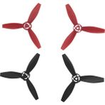 Unfathomable 4 Adet Parrot Bebop 2 Drone Pervane Kanatları Drone Aksesuarları Siyah + Kırmızı Için Uygun (Yurt Dışından)