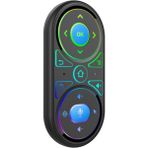 Unfathomable Air Mouse Ses Mikrofonu Rgb Arka Aydınlatmalı Jiroskop Uzaktan Kumanda Ir Öğrenme 2.4g Kablosuz Şarj Edilebilir Mini Uzaktan Kumanda (Yurt Dışından)