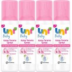 Uni Baby 200x4 Adet Zor Taranan Saçlara Özel Kolay Saç Tarama Spreyi