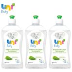 Uni Baby 3x500 ml Biberon ve Emzik Temizleyici