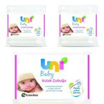 Uni Baby 3x60 Adet Kulak Temizleme Çubuğu